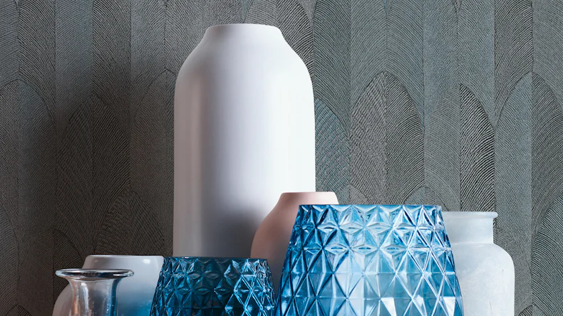 Vinyltapete grau Modern Blumen & Natur Bilder Sumatra 733