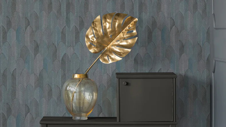 Vinyltapete grau Modern Blumen & Natur Bilder Sumatra 733