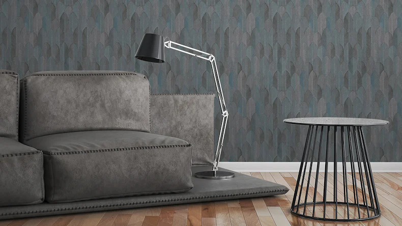 Vinyltapete grau Modern Blumen & Natur Bilder Sumatra 733