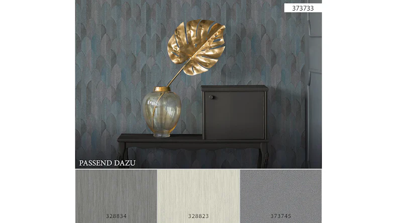 Vinyltapete grau Modern Blumen & Natur Bilder Sumatra 733