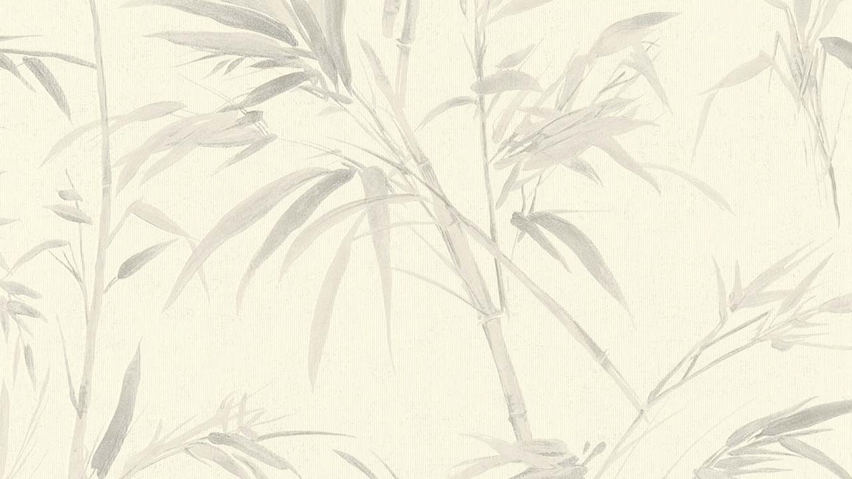 Vinyl wallpaper grey vintage flowers & nature Sumatra 762