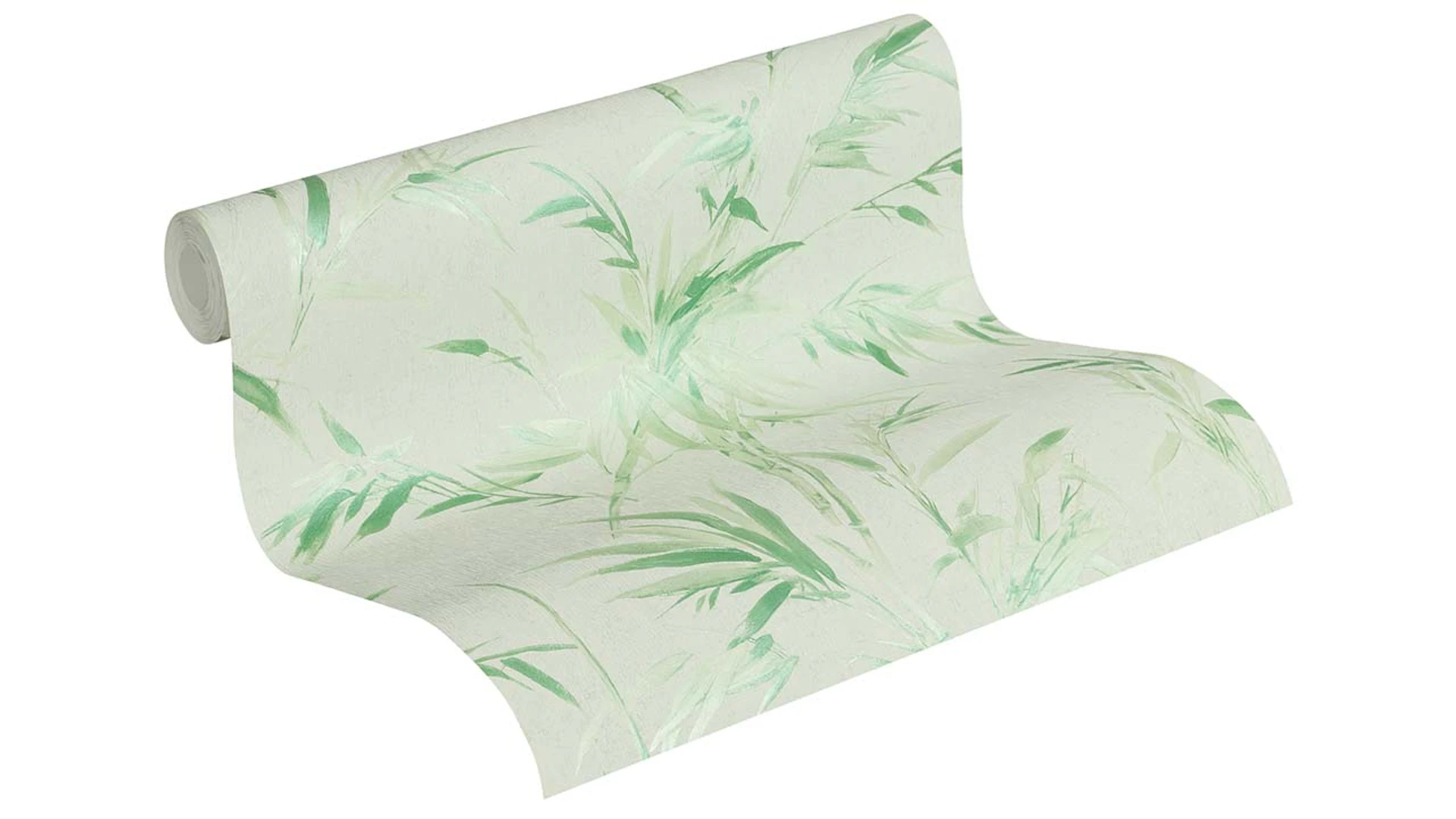 papier peint en vinyle vert fleurs vintage & nature Sumatra 764