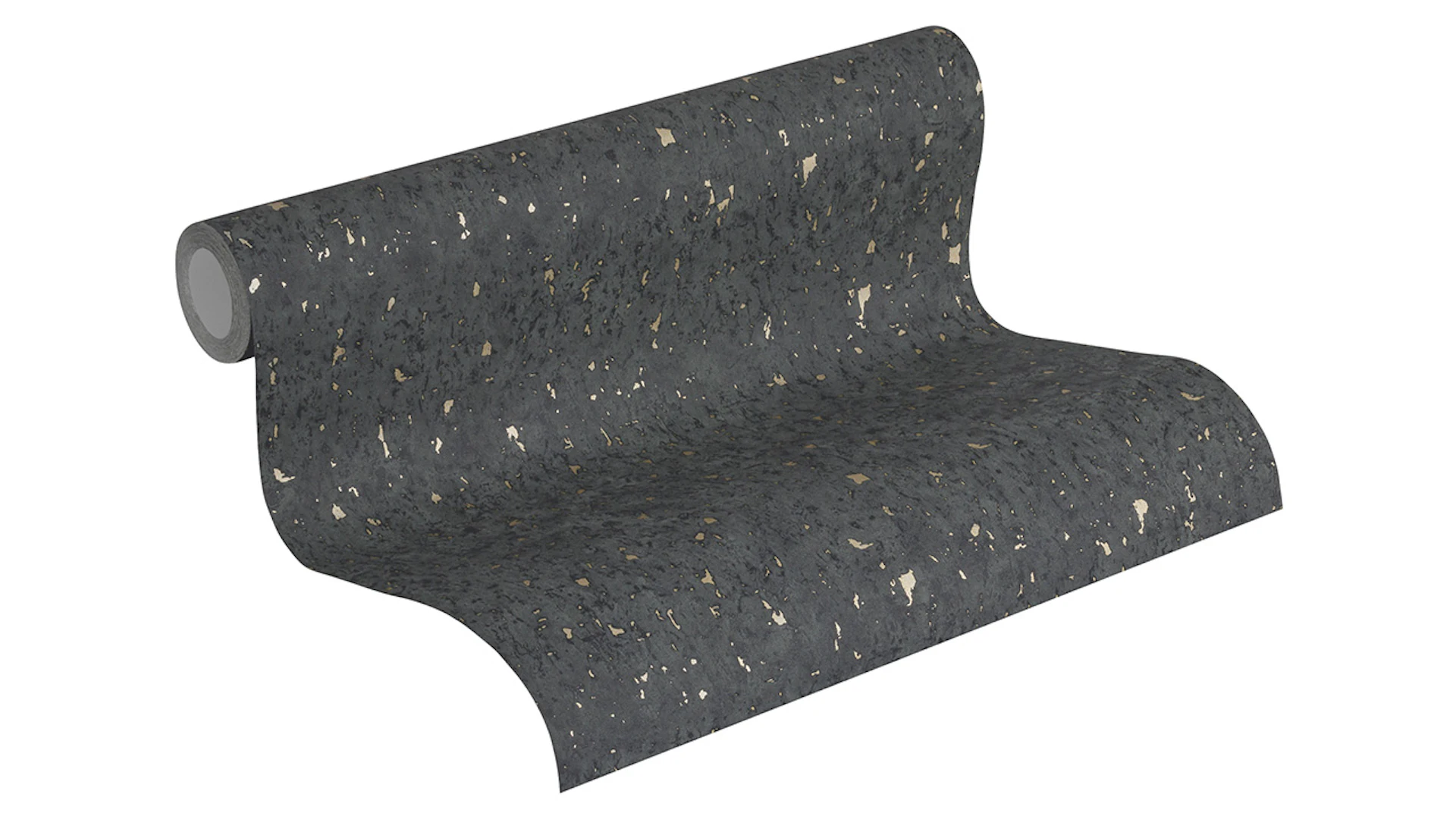 Vinyl wallpaper new pad 2.0 Edition 2 Used Glam A.S. Création country style Black Metallic 895