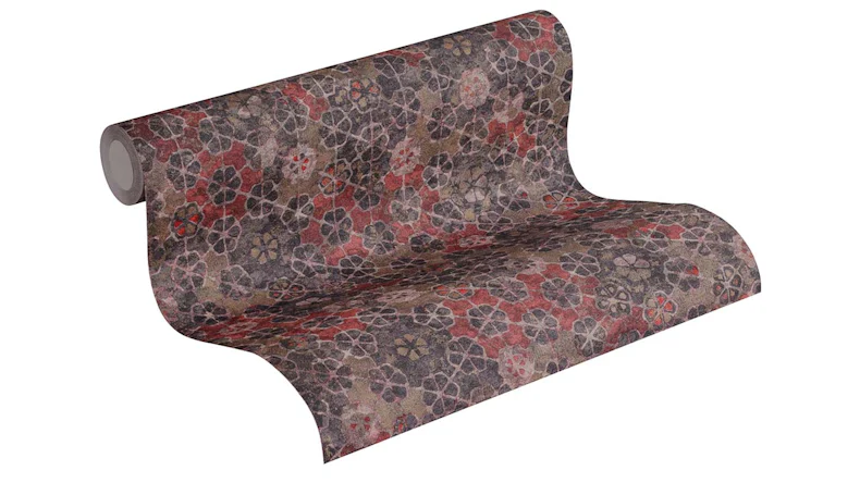 Vinyltapete braun Modern Blumen & Natur New Walls 913