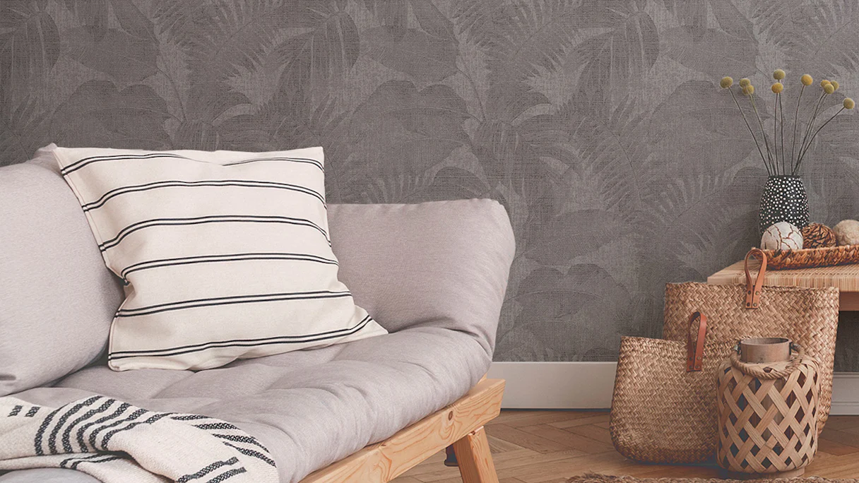 Vinyl Wallpaper New Walls Cosy & Relax Living Country Style Walls Grey Beige Brown 961