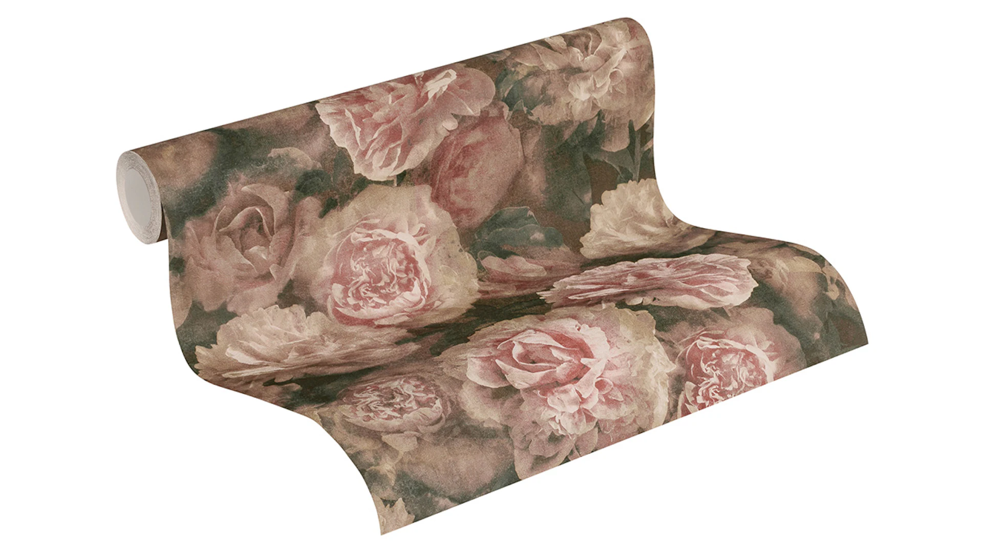 Vinyl wallpaper new pad 2.0 Edition 2 Romantic Flowery A.S. Création country style Red Black Pink 022
