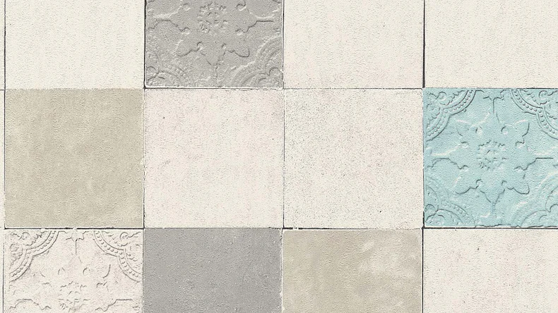 Vinyltapete grau Modern Blumen & Natur New Walls 061