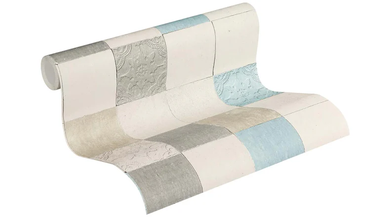 Vinyltapete grau Modern Blumen & Natur New Walls 061