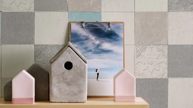 Vinyltapete grau Modern Blumen & Natur New Walls 061