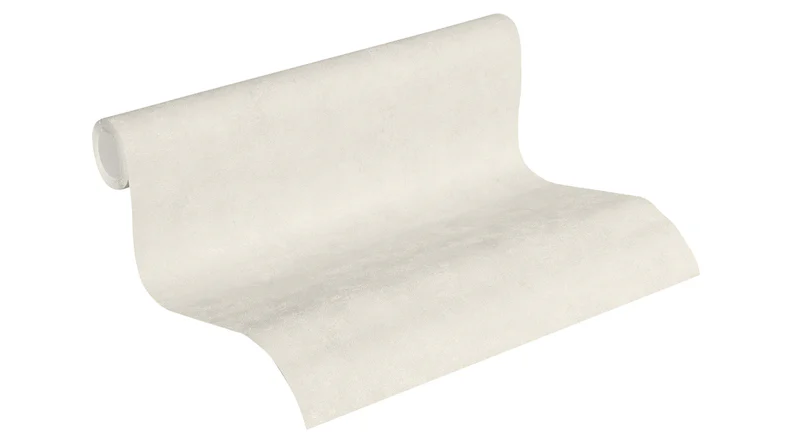 Vinyltapete Neue Bude 2.0 Edition 2 Unifarben A.S. Création Unifarben Weiß Creme 162