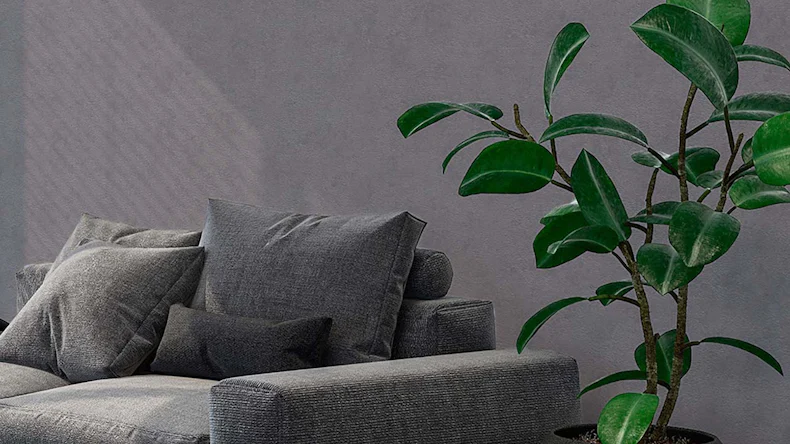 Vinyltapete grau Modern Klassisch Uni New Walls 184