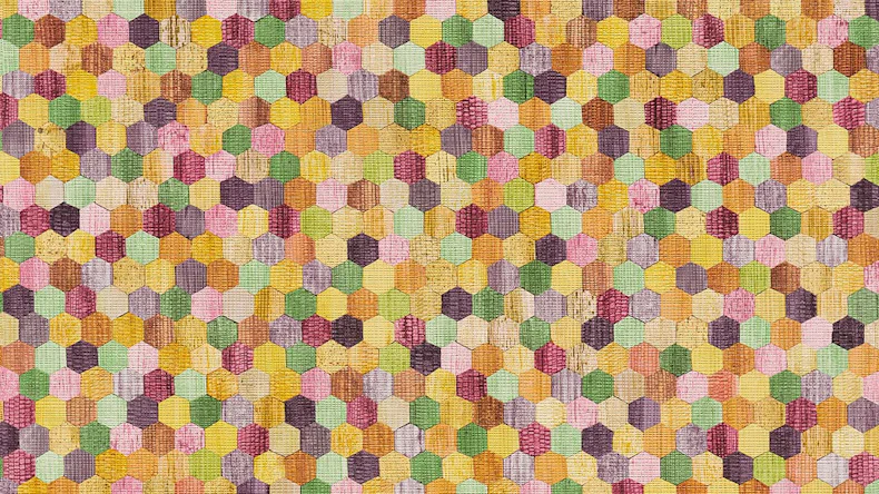 Vinyltapete bunt Modern Retro Blumen & Natur Bilder Asian Fusion 631