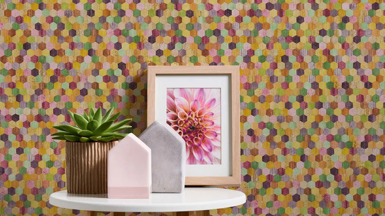 Vinyltapete bunt Modern Retro Blumen & Natur Bilder Asian Fusion 631