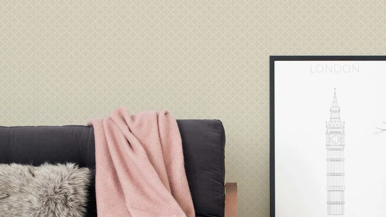 Vinyltapete beige Modern Uni Asian Fusion 683