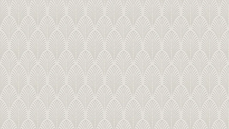 Vinyltapete weiß Modern Retro Ornamente Streifen Pop Style 841