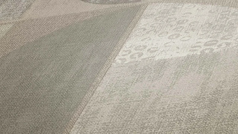 Papier peint en vinyle beige tableaux rétro modernes fleurs & nature Geo Nordic 314