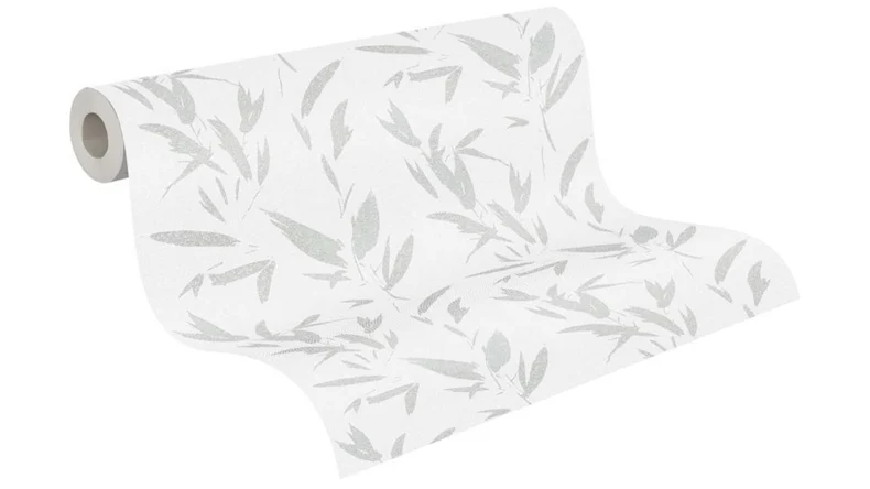 Carta da parati in vinile crema moderni fiori retrò & natura Nuova Eleganza 494