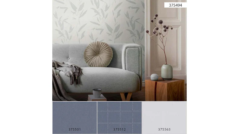 Carta da parati in vinile crema moderni fiori retrò & natura Nuova Eleganza 494