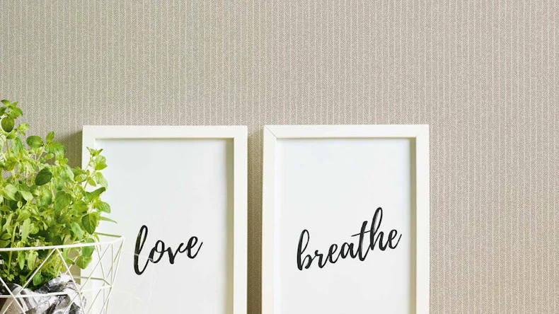 vinyl wallpaper beige modern retro stripes New Elegance 502