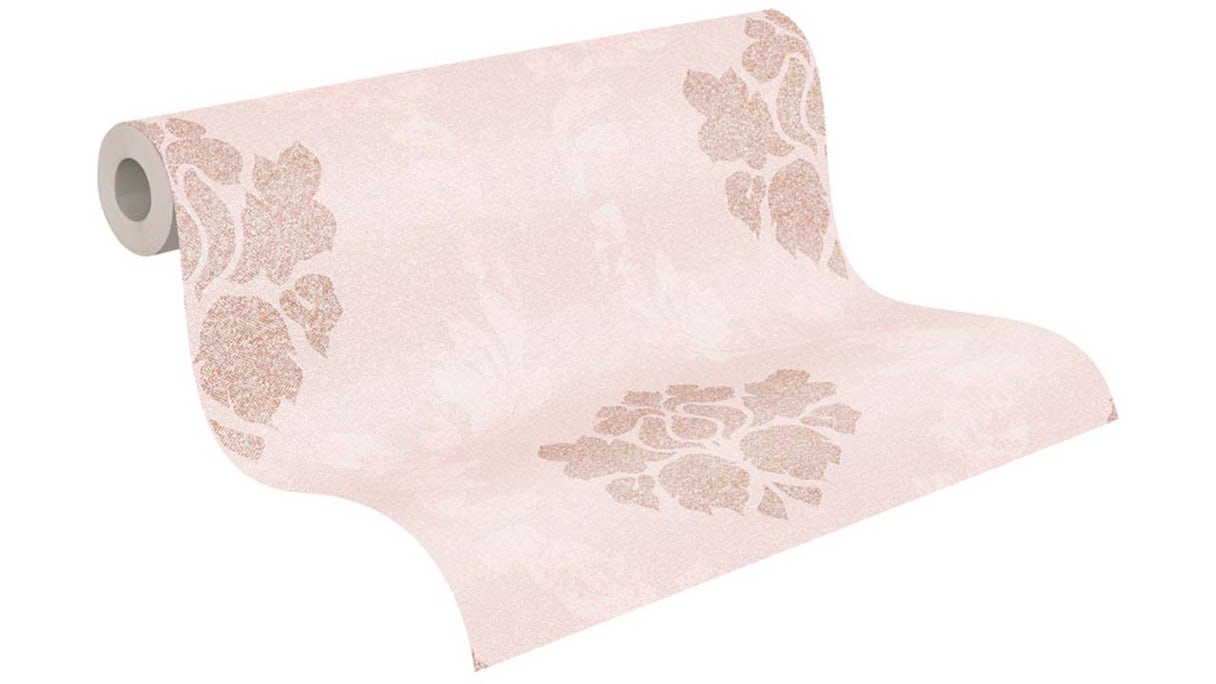 Vinyltapete rosa Modern Blumen & Natur Ornamente New Elegance 525