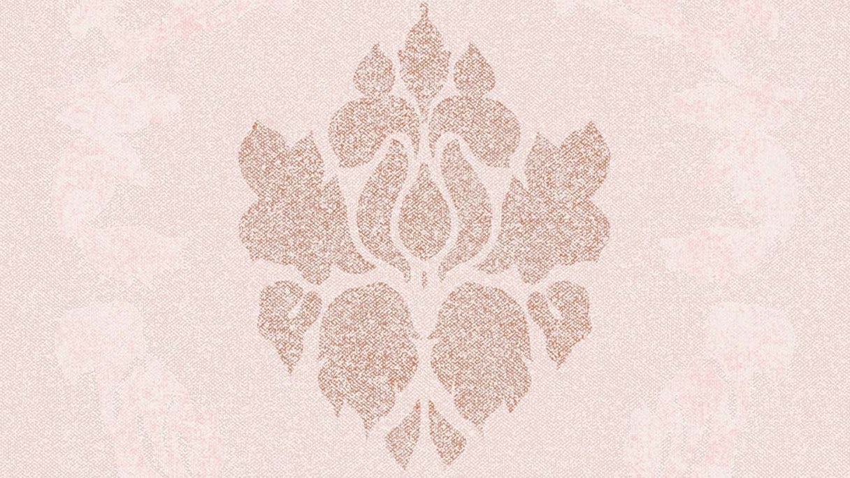 Vinyltapete rosa Modern Blumen & Natur Ornamente New Elegance 525