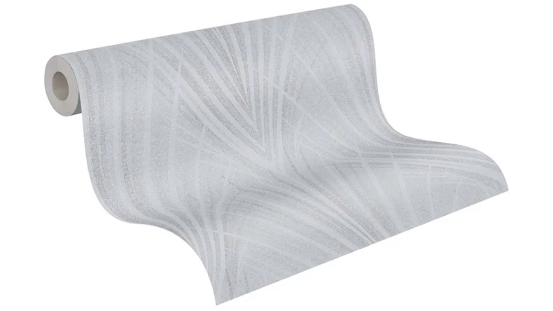 Carta da parati in vinile grigio fiori moderni & natura Nuova Eleganza 534