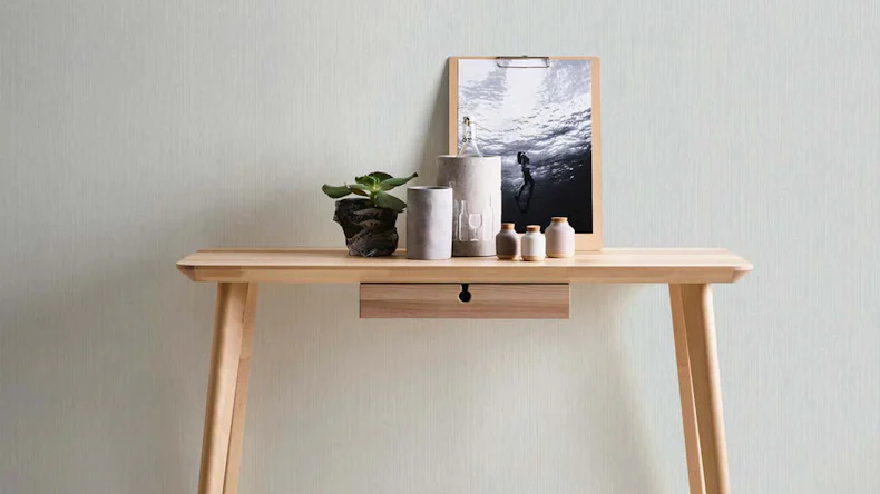 Vliestapete VILLA Uni Klassisch Grau 592