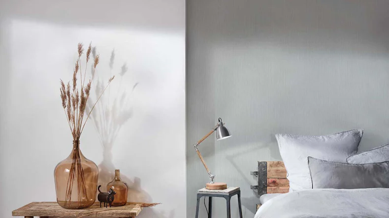 Vliestapete VILLA Uni Klassisch Grau 592