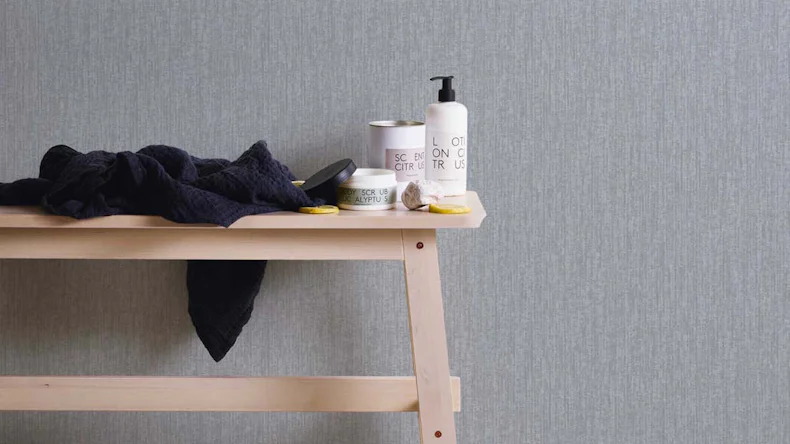 Vliestapete VILLA Uni Klassisch Blau 605