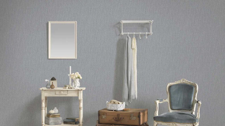 Vliestapete VILLA Uni Klassisch Blau 605