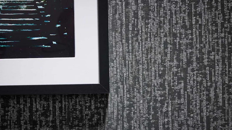 Vliestapete VILLA Uni Klassisch Schwarz 607