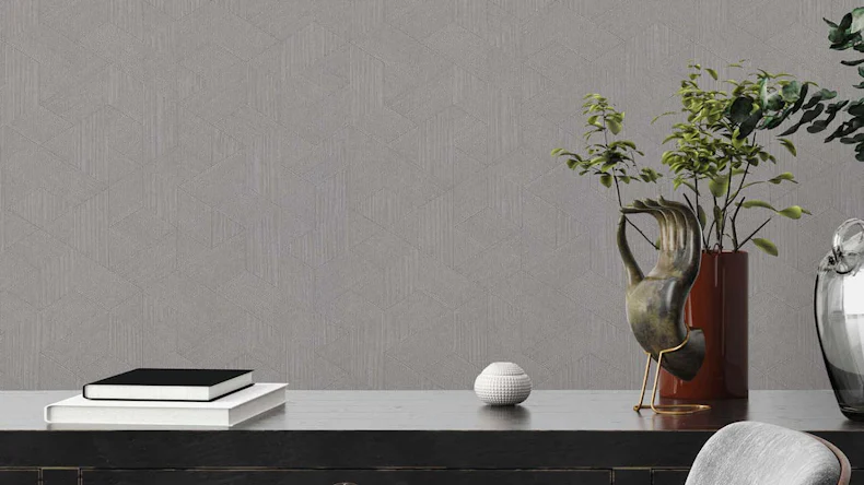 Vliestapete VILLA Streifen Klassisch Grau 615