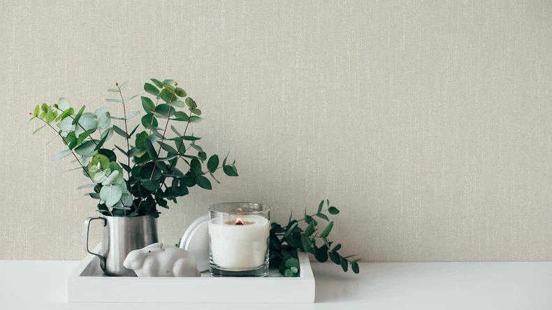 Vliestapete VILLA Uni Klassisch Weiß 621