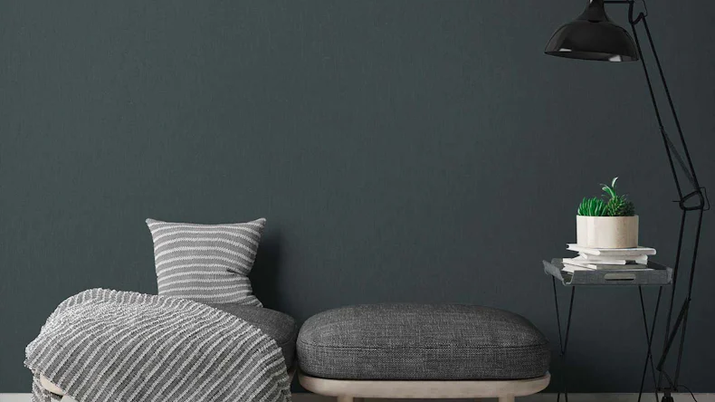 Vliestapete VILLA Uni Klassisch Schwarz 624