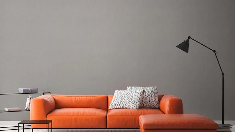 Vliestapete VILLA Uni Klassisch Grau 665