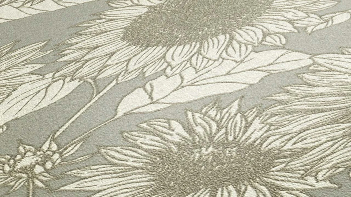 Vinyltapete beige Modern Blumen & Natur Bilder New Life 852