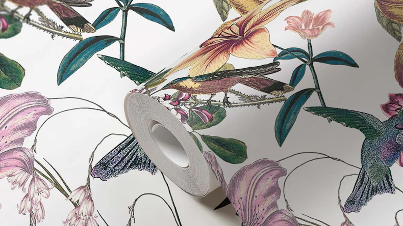 Vliestapete Jungle Chic Blumen & Natur Retro Bunt 11