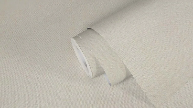 Vliestapete Floral Impression Uni Klassisch Weiß 37