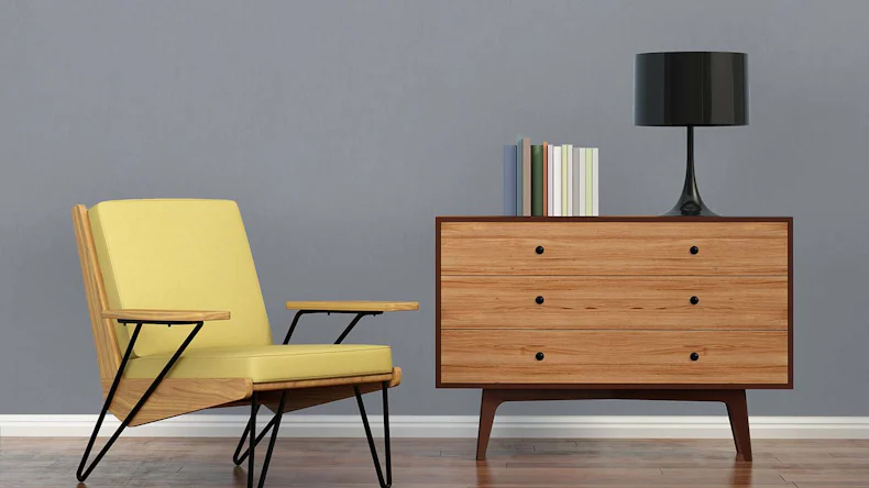 Vliestapete Floral Impression Uni Klassisch Grau 38