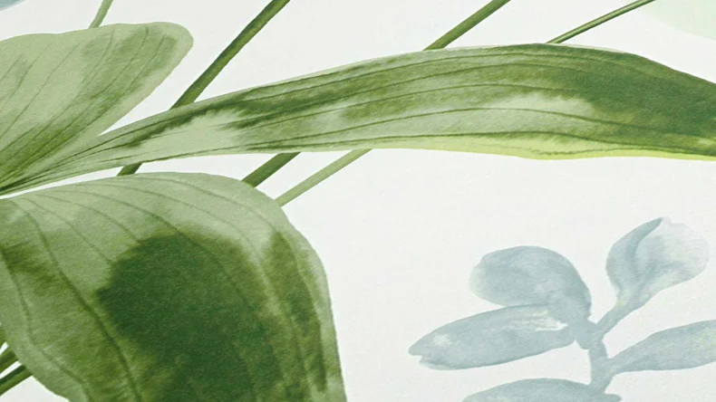 Vliestapete Jungle Chic Blumen & Natur Retro Grün 41