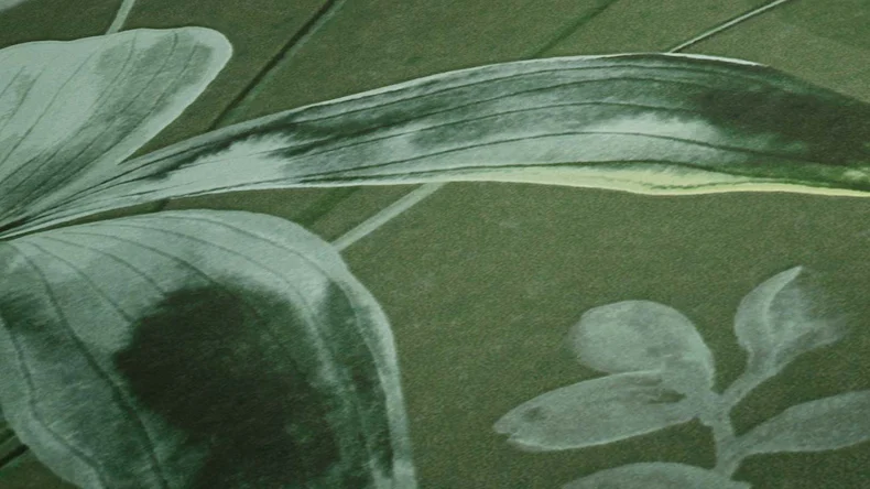 Vliestapete Jungle Chic Blumen & Natur Retro Grün 42