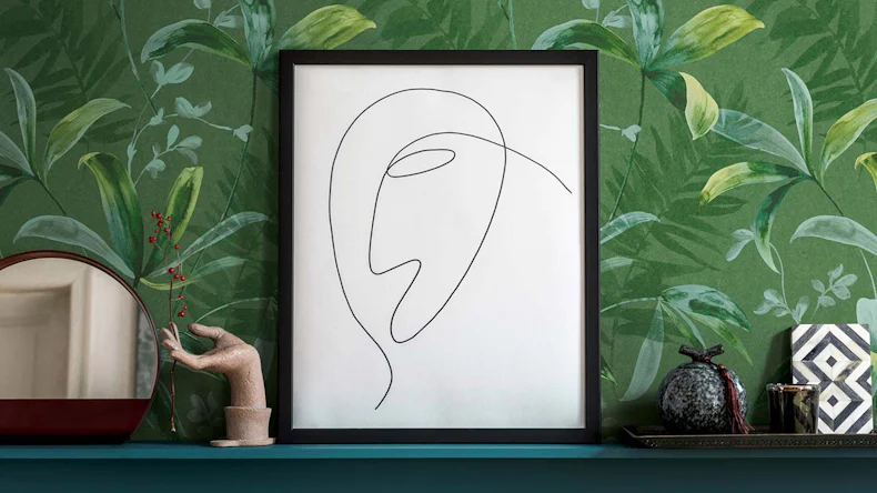 Vliestapete Jungle Chic Blumen & Natur Retro Grün 42