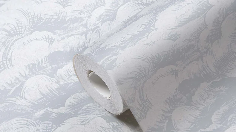 Vliestapete Jungle Chic Blumen & Natur Klassisch Grau 52