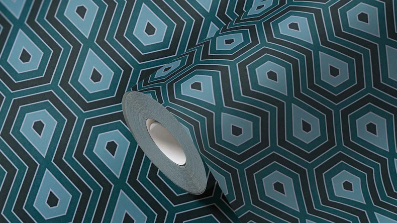 Vliestapete Jungle Chic Bilder Vintage Blau 72