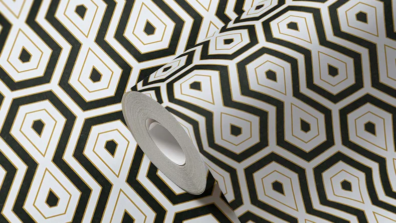 Vliestapete Jungle Chic Bilder Vintage Gold 75