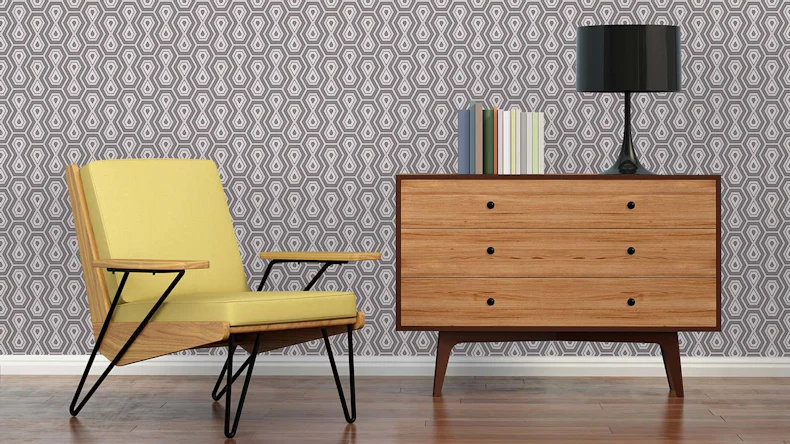 Vliestapete Jungle Chic Bilder Vintage Rosa 77