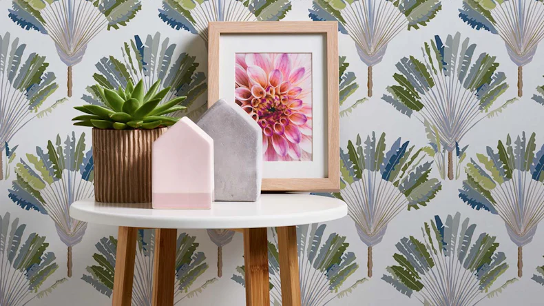 Vliestapete Jungle Chic Blumen & Natur Vintage Grün 81