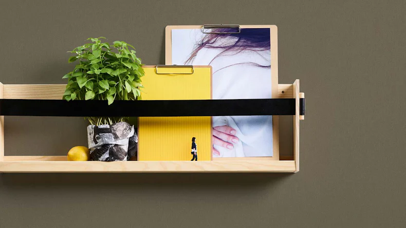 Vliestapete Floral Impression Uni Klassisch Braun 481