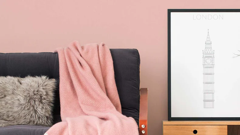 Vliestapete Floral Impression Uni Klassisch Rosa 487