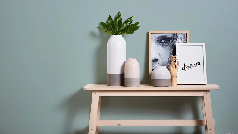 Vliestapete Floral Impression Uni Klassisch Grün 499